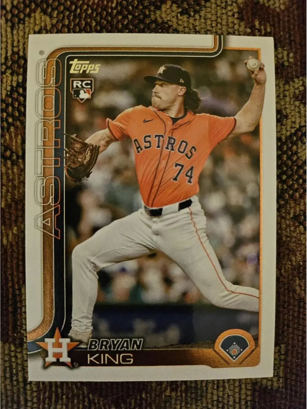 2025 Topps Update - Bryan King - RC #US183 - Astros - RAW Mint - Rookie card